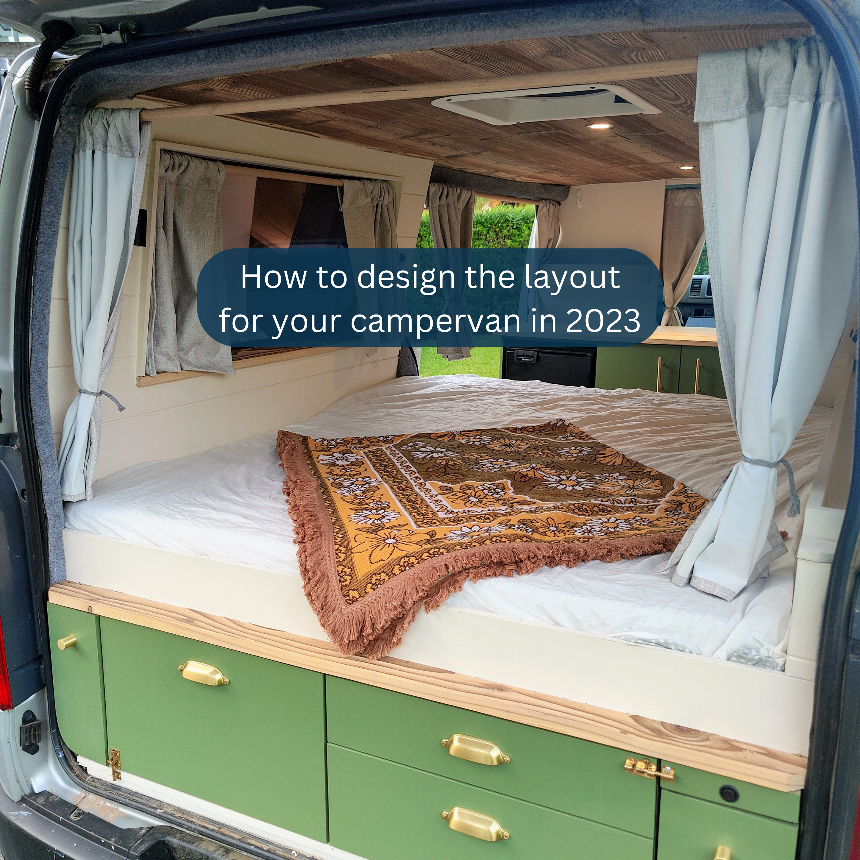How to design the floorplan for your campervan in 2023